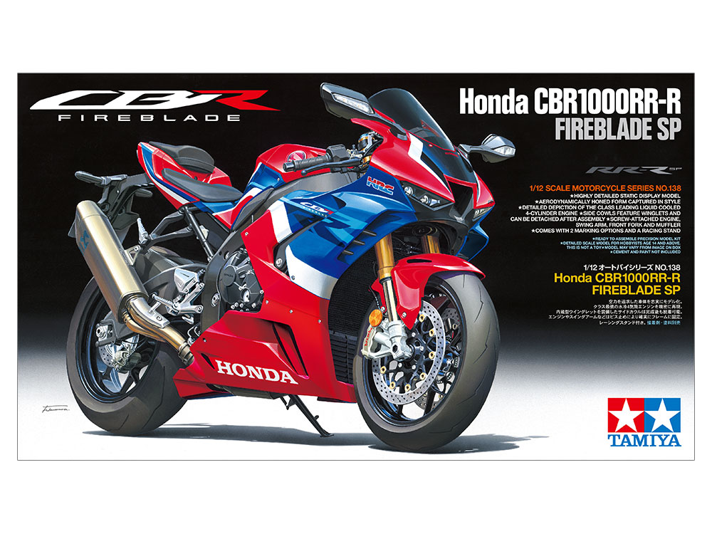 โมเดลมอเตอร์ไซด์ทามิย่า ขนาด 1/12 Tamiya TA14138 Honda CBR1000RR-R FIREBLADE SP