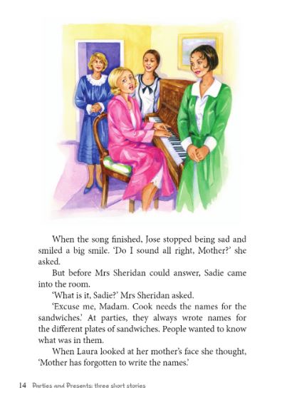 หนังสืออ่านนอกเวลาภาษาอังกฤษเรื่อง Parties and Presents: Three Short Stories (ระดับ 2) Parties and Presents: Three Short Stories (Level 2)