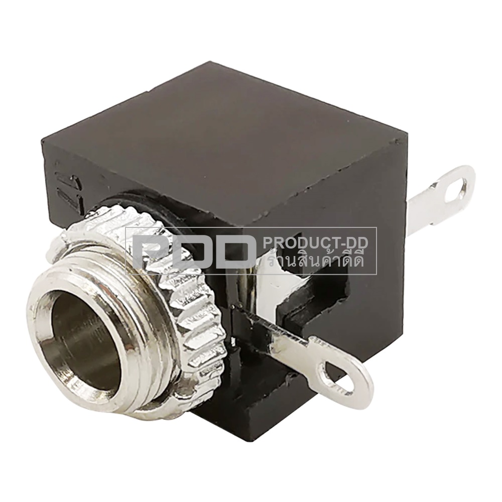 ซ็อกเก็ตหูฟังตัวเมีย 3 ขา ขนาด 3.5 มม. แบบโมโน ใช้กับปลั๊คหูฟังแบบโมโนขนาด 3.5 มม.