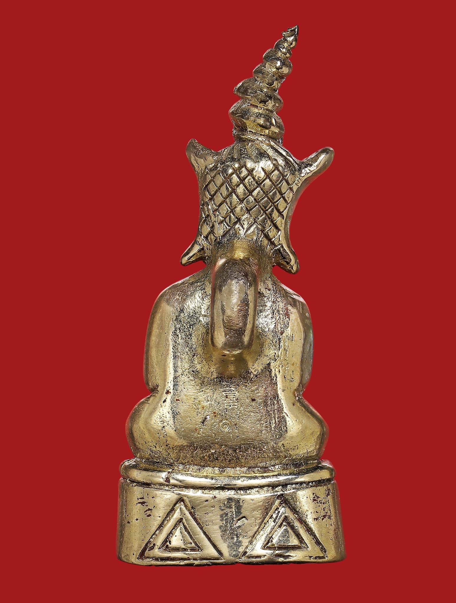 พญางั่งมหามนตราจันทร์เสี้ยว (เนื้ออัลปาก้า) Supreme Mantra Crescent Moon Ngang. (alpaca material) SKU-04048