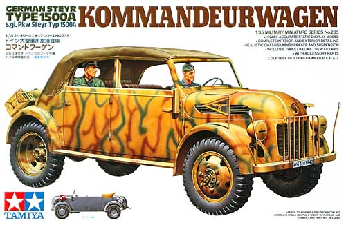 โมเดลรถทามิย่า ขนาด 1/35 Tamiya TA35235 German Steyr Kommandeurwagen