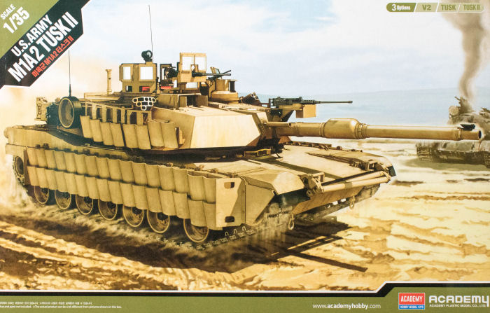 โมเดลรถถัง Academy ขนาด 1/35 AC13298 U.S.Army M1A2 Tuskii