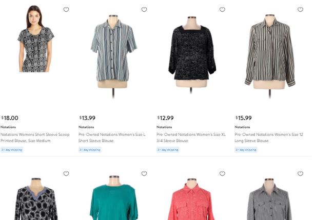 FF02972 เสื้อเชิ้ต สีน้ำตาลลายทาง แบรนด์เนม มือสอง notations อก free-46 นิ้ว