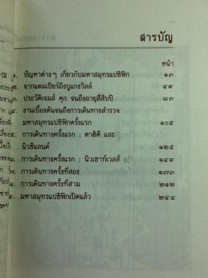 กัปตันคุก เปิดโลกแปซิฟิก/ เจมส์ เอ. วิลเลียมสัน