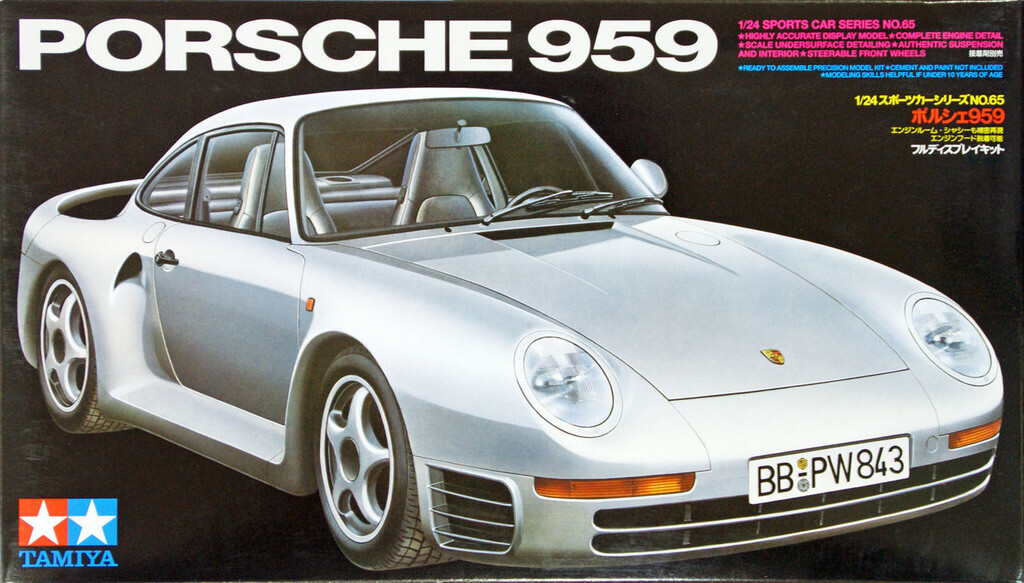 โมเดลรถจำลองทามิย่า ขนาด 1/24 TA24065 Porsche 959
