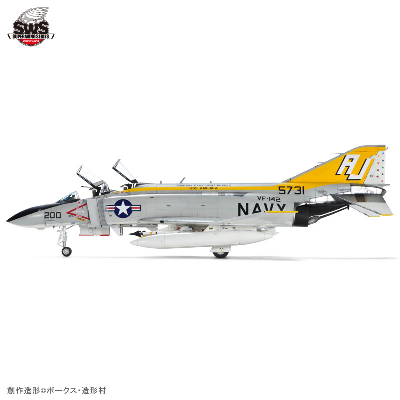 โมเดลเครื่องบิน Zoukei-Mura SWS 1/48 No.9 F-4J Phantom II NAVY