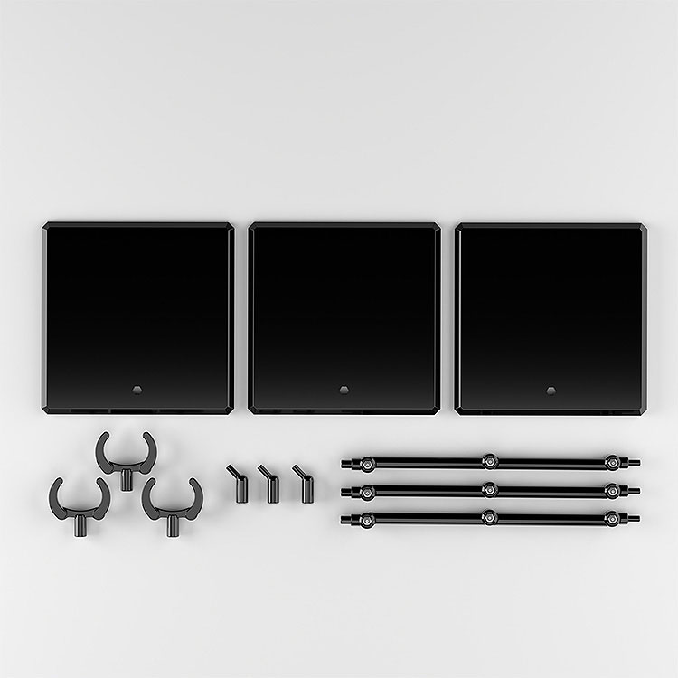 The Simple Stand x3 BLACK (for Figures & Models)(Pre-order)