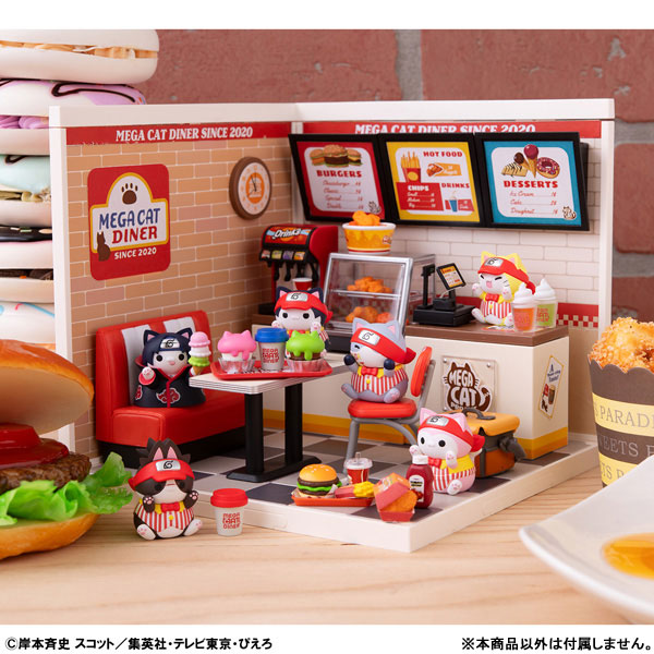 MEGA CAT PROJECT NARUTO Nyaruto! MEGACAT DINNER 6Pack BOX(Pre-order)