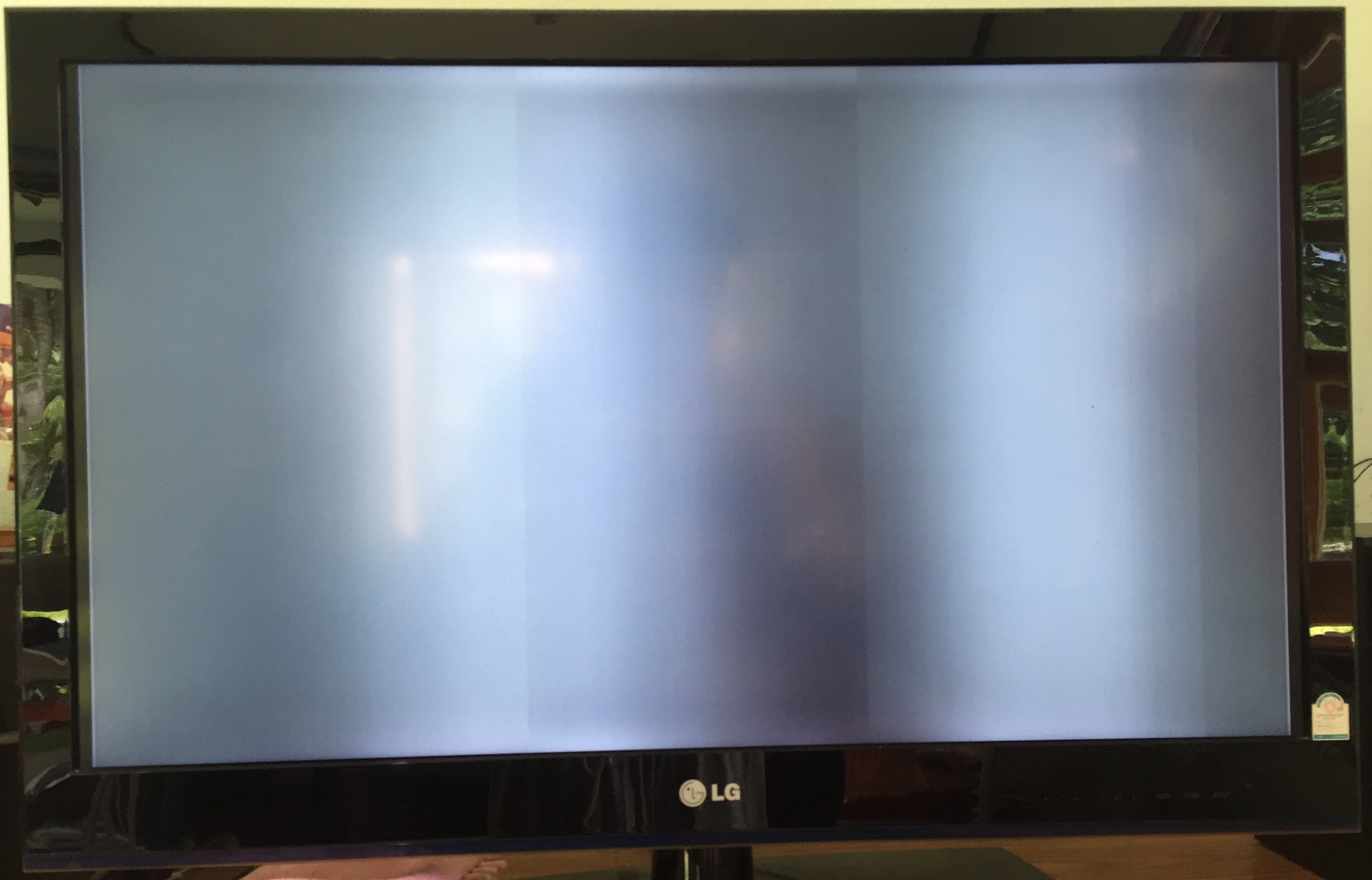 อาการของ LG มีเสียง แต่ไม่มีภาพ