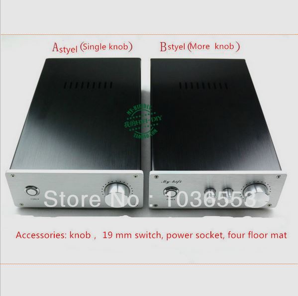 กล่องพาวเวอร์แอมป์ HiFi amplifier chassis