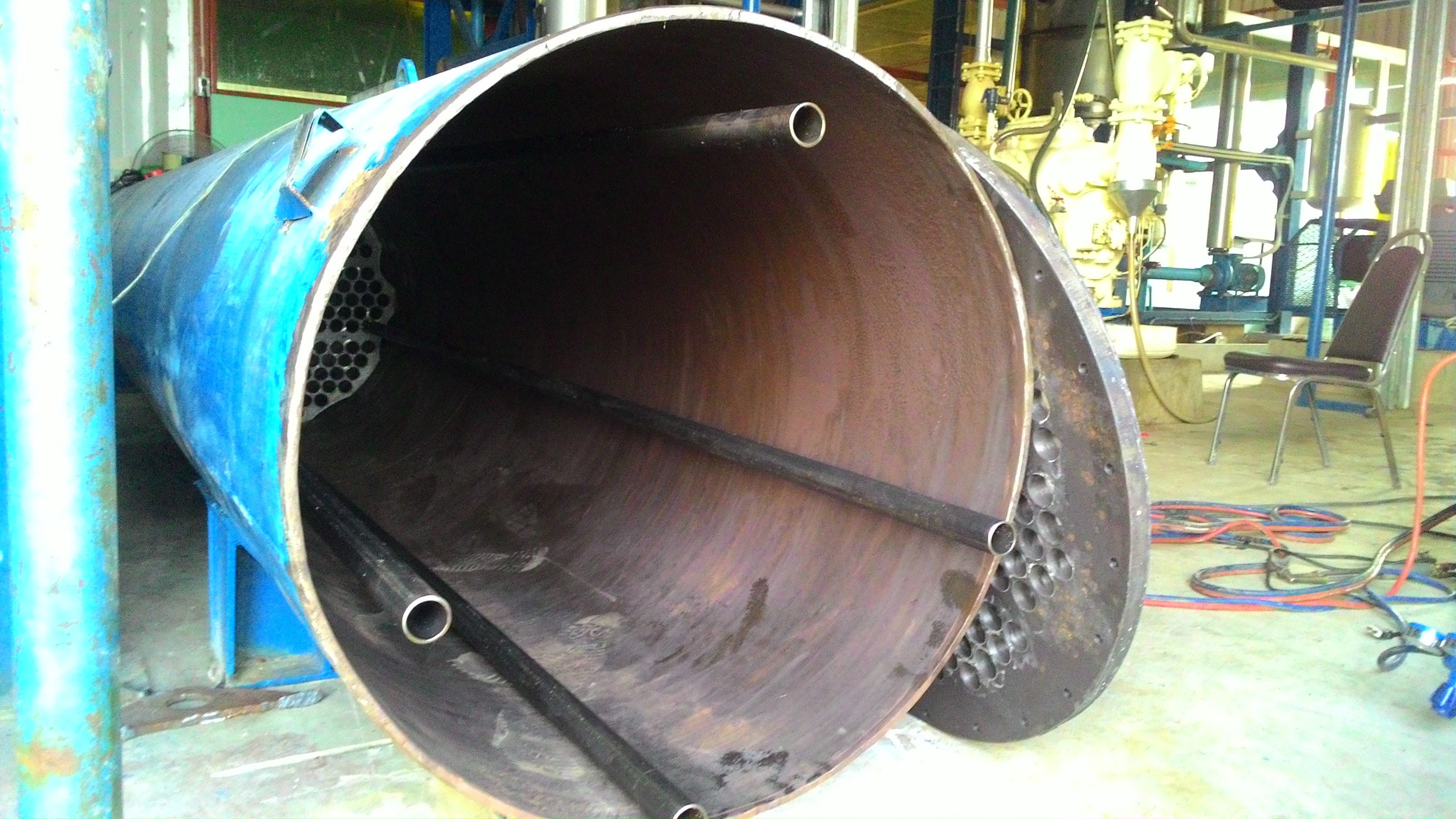 เปลี่ยนท่อใน Condenser