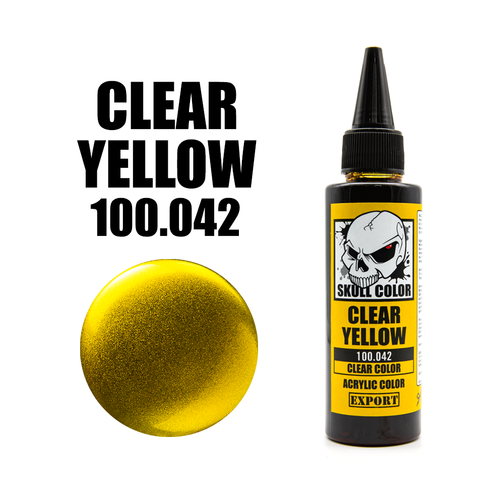 สี Skull Color Clear SK100.042 Clear Yellow 60ml