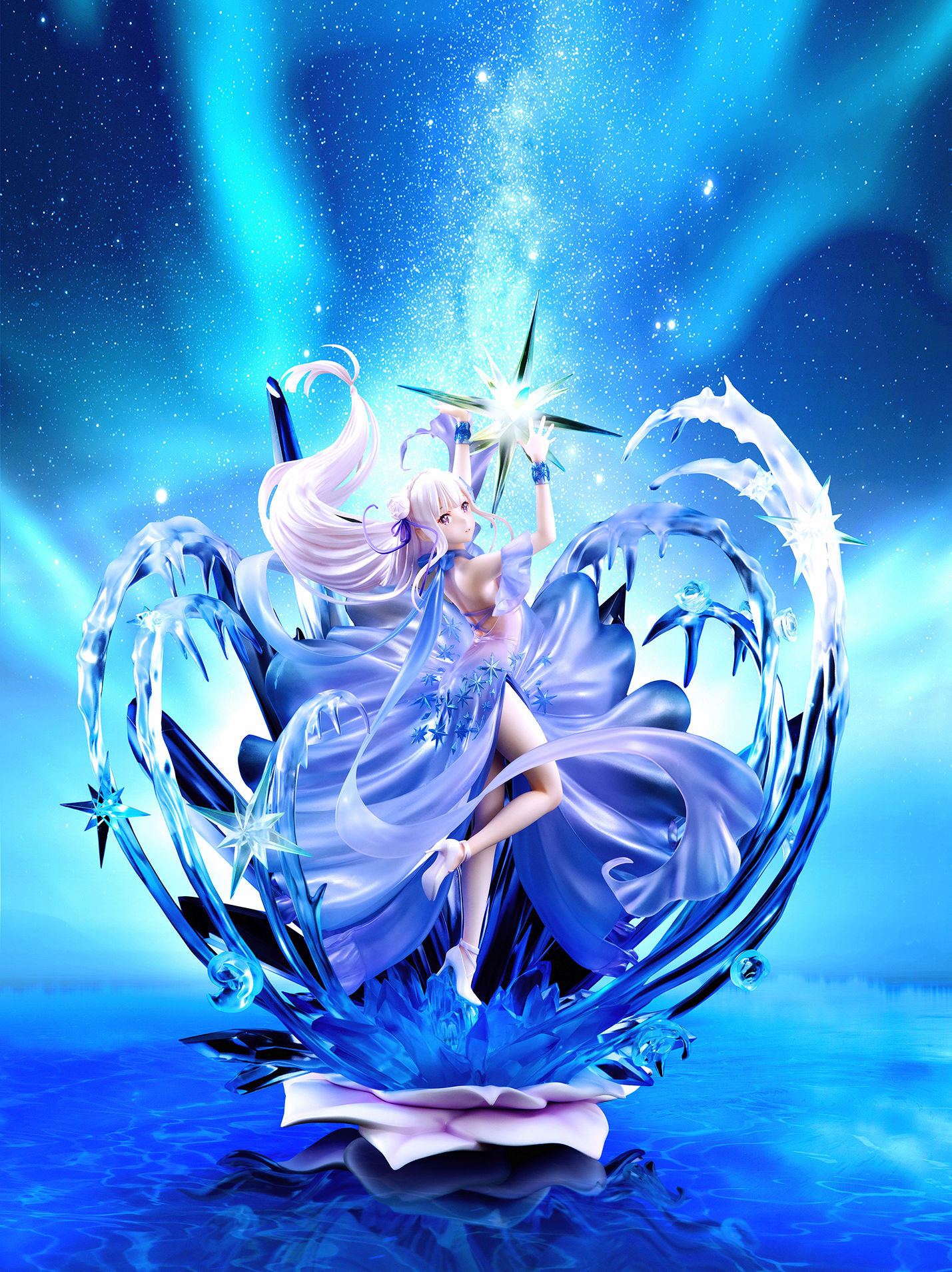 Re:ZERO -Starting Life in Another World- Emilia Crystal Dress Ver. 1/7 Complete Figure(In-stock)