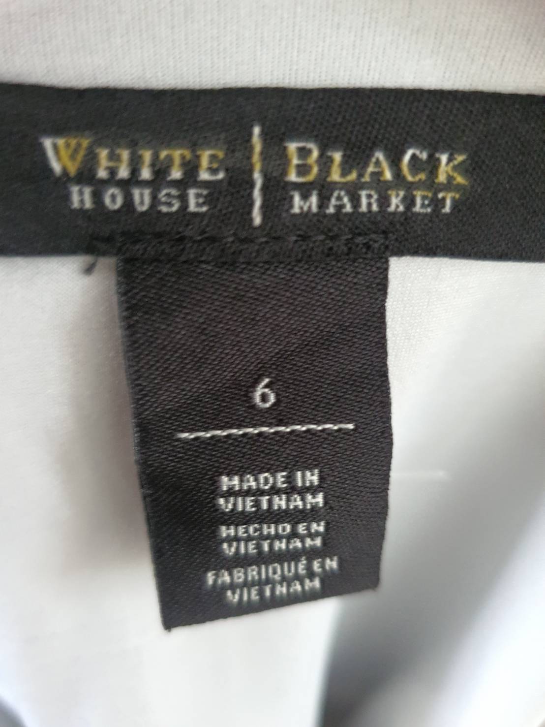 FF05603 เสือผ้าแฟชั่น มือสอง สีดำ แบรนด์ WHITE BLACK อก 34-36 นิ้ว