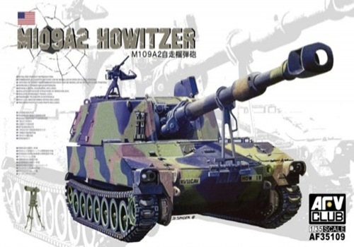 โมเดลรถถัง AFV ขนาด 1/35 AF35109 M109 A2 Howitzer M1A1 Collimator Aiming