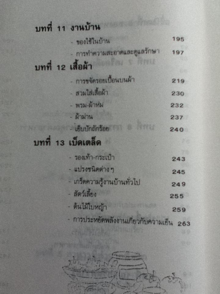สิ่งที่แม่บ้านควรทราบ/ ดุจลดา