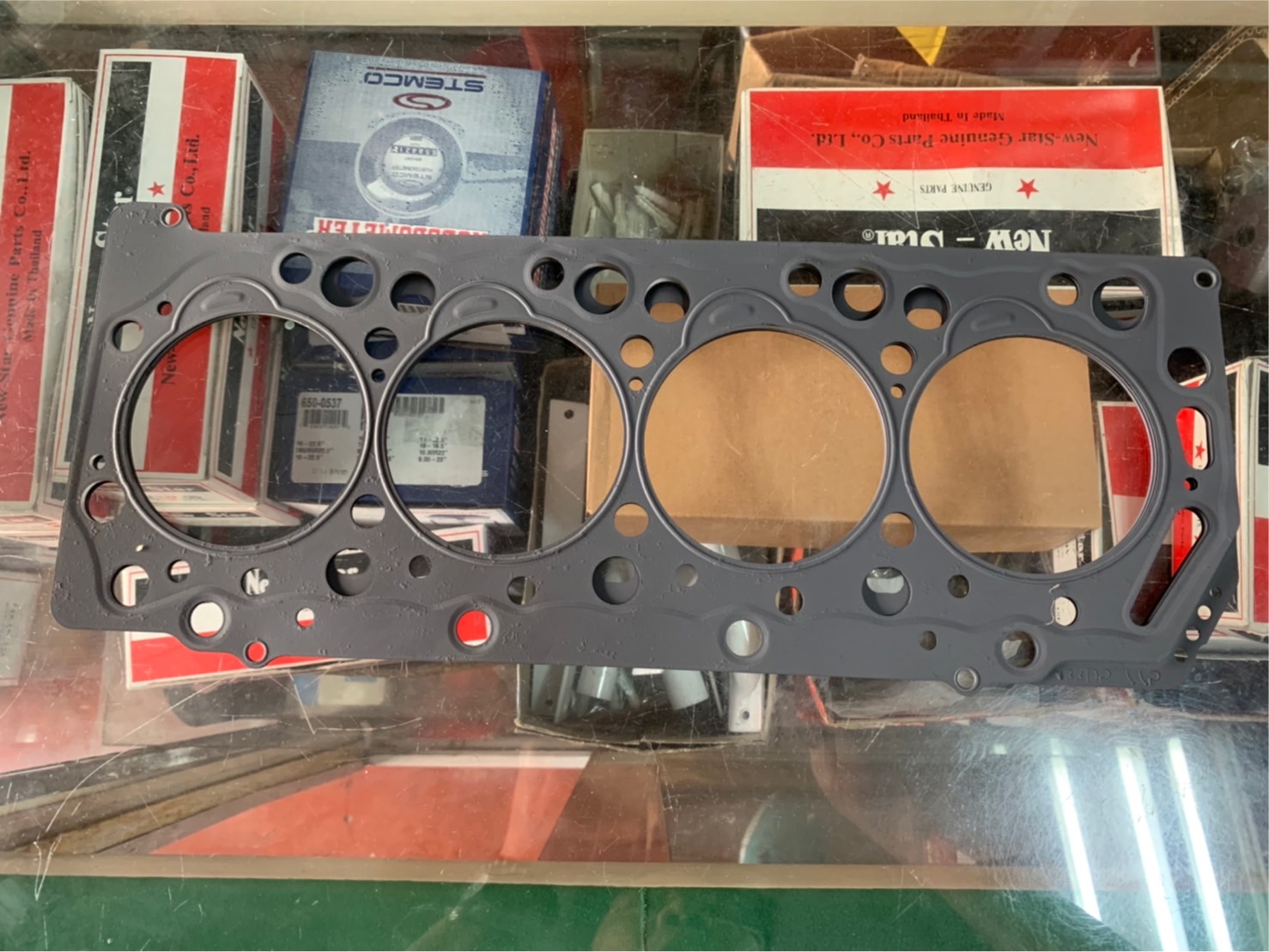ประเก็นฝาสูบ MITSUBISHI 4D56-T เหล็ก หนา 2 mm