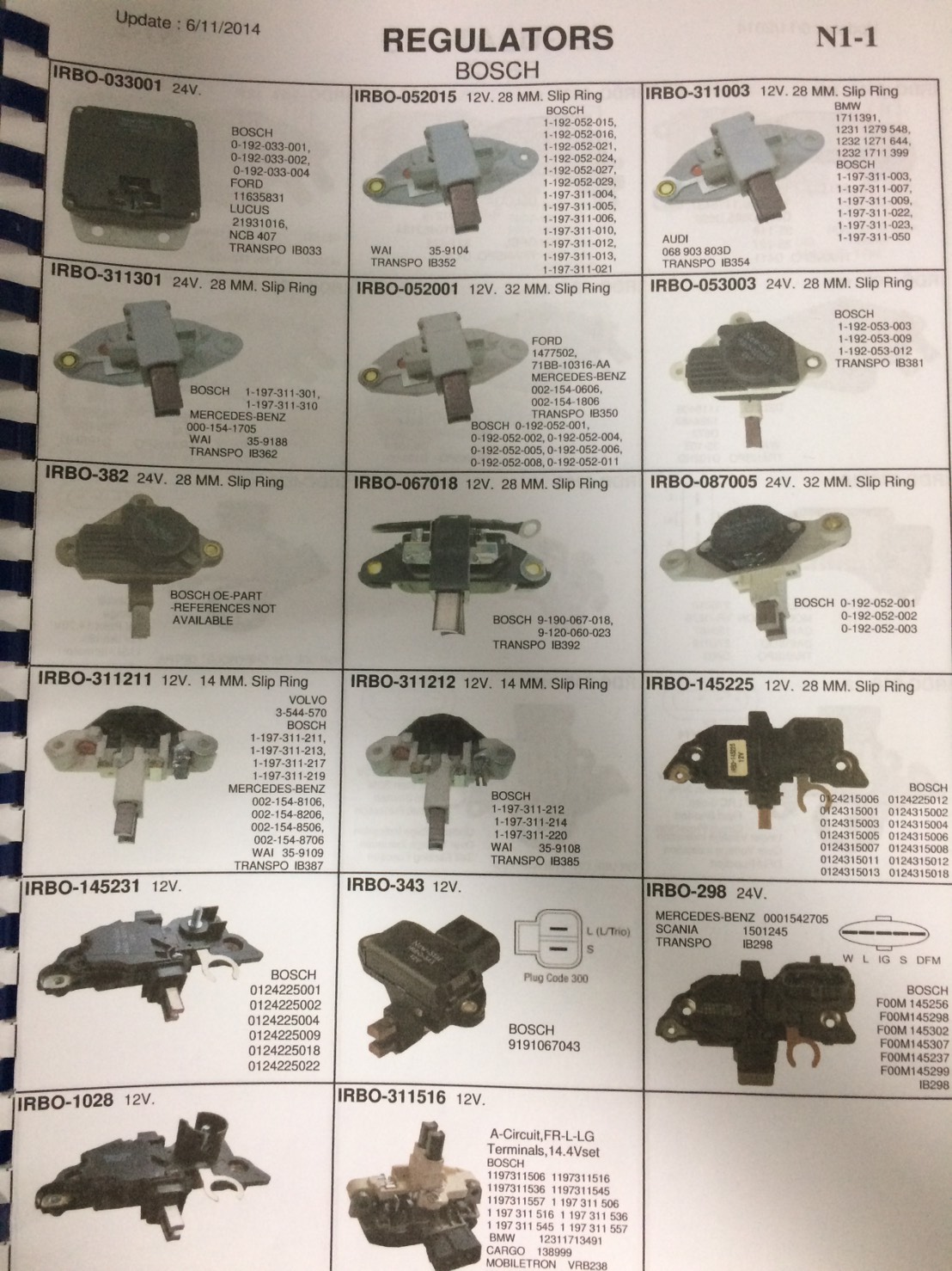 คัทเอ้าท์ไดชาร์ท BOSCH ของเทียบ ไต้หวัน