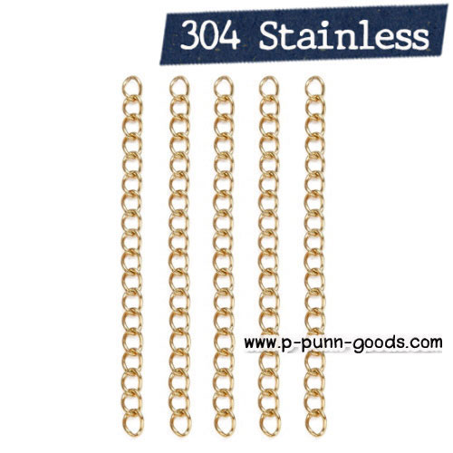 โซ่ปรับระดับ-สีทอง 4.7~5.3 ซม. สแตนเลส (304 Stainless Steel)