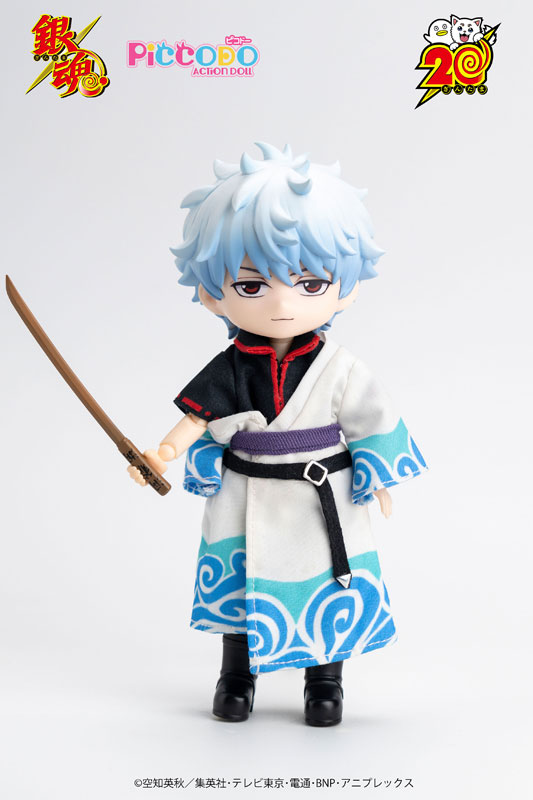 PICCODO ACTION DOLL Gintama Gintoki Sakata Chibi Doll(Provisional Pre-order)