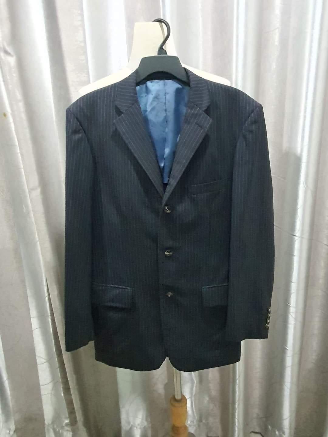 SUIT C0007 เสื้อสูท นำเข้า มือสอง สีดำ อก 39 นิ้ว
