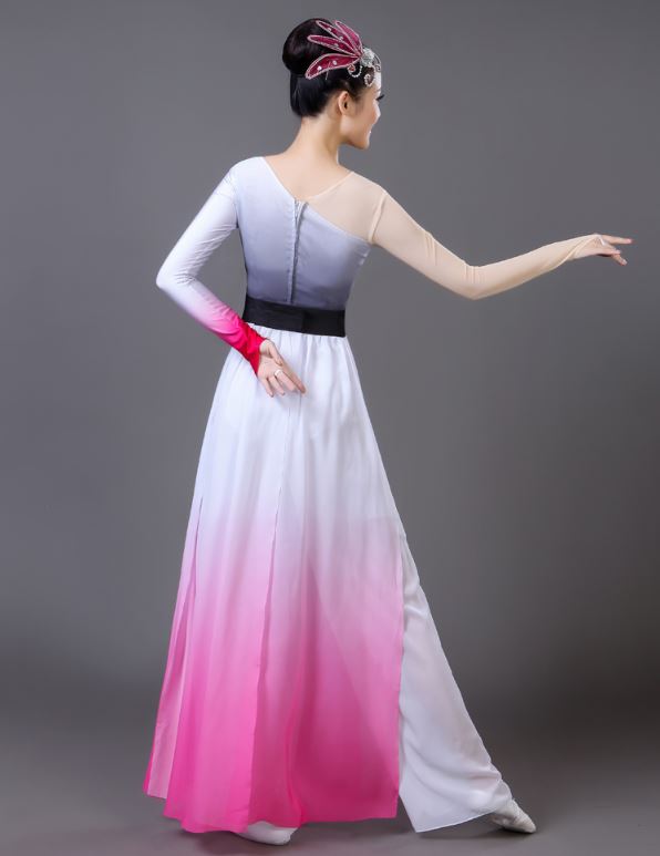 2019 ชุดสตรีสำหรับการฟ้อนรำพัดจีน 2019新款现代扇子舞套装 2019 New Chinese Female Modern Fan Dance Costume