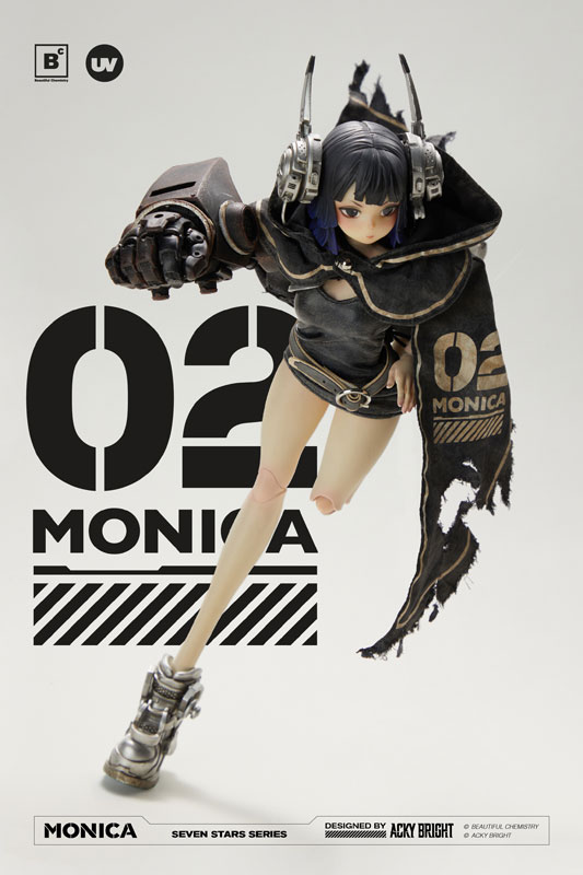 Beautiful Chemistry x Acky Bright Seven Stars Series No.02 Monica 1/6 Complete Model Action Figure(Provisional Pre-order)