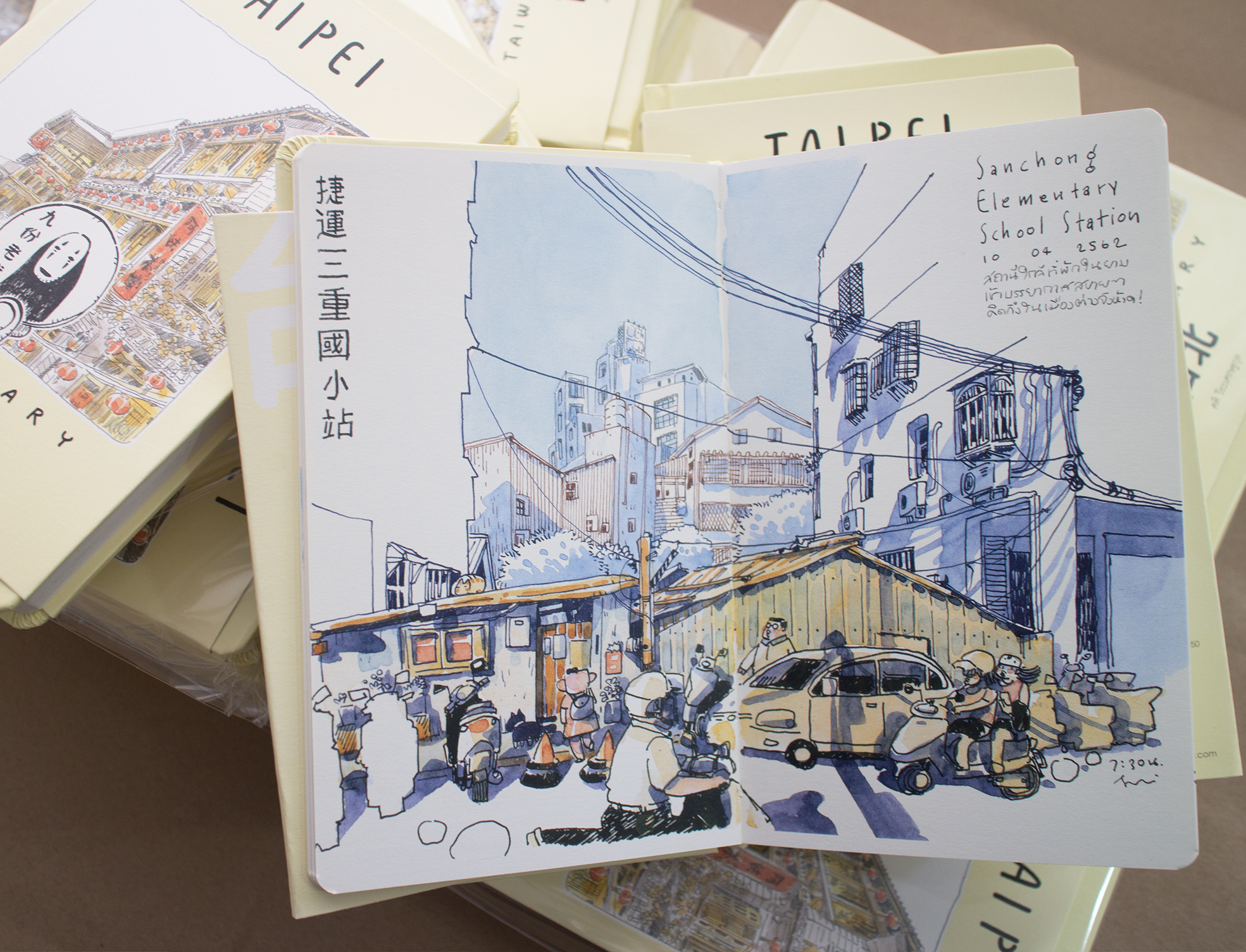 sasi's sketch book TAIWAN DIARY TAIPEI ศศิ สเก็ตซ์บุ๊ค ไต้หวัน ไดอารี่ ไทเป