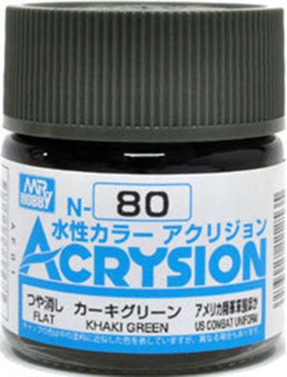 สีสูตรน้ำ Acrysion N80 Khaki Green