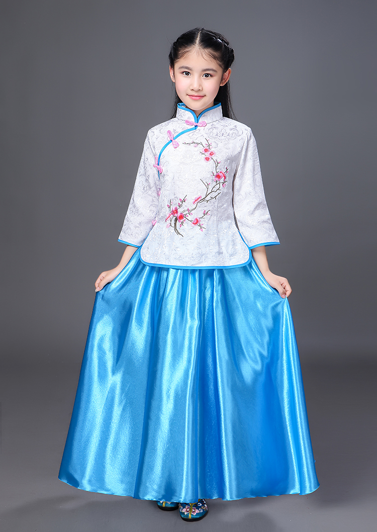 ชุดเด็กผู้หญิงสมัยสาธารณรัฐจีน 儿童古装民国服装 Girl Costumes Republic of China