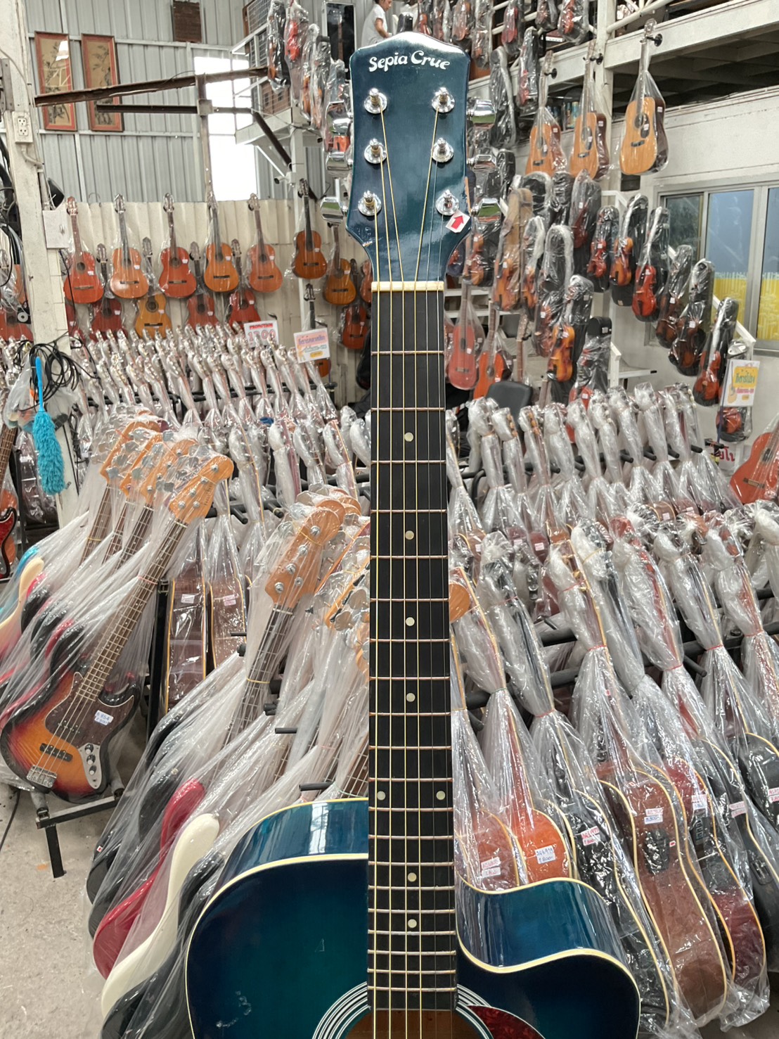 Sepia Crue EAW-180-BLS エレアコ ギター ブルー Sepia Crue EAW-180