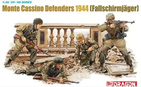 โมเดลฟิกเกอร์ Dragon Models 1/35 DGM6514 Monte Cassino Defenders 1944 (Fallschirmjäger)