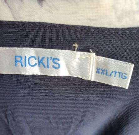 FF05283 เสื้อผ้ามือสอง ชีฟอง แบรนด์ RICKI'S อก 48-52 นิ้ว