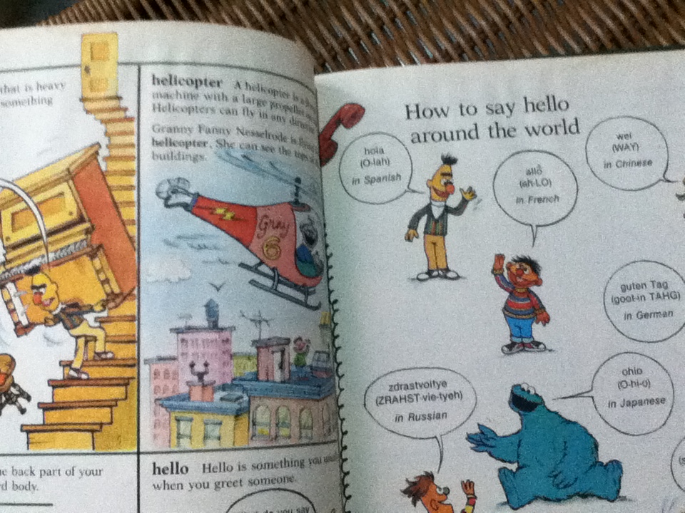 BIG BIRD'S SESAME STREET DICTIONARY volume1-8