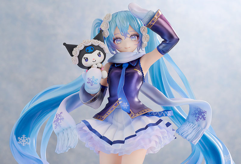 Character Vocal Series 01 Hatsune Miku Snow Miku x Kuromi 1/7 Complete Figure(Pre-order)