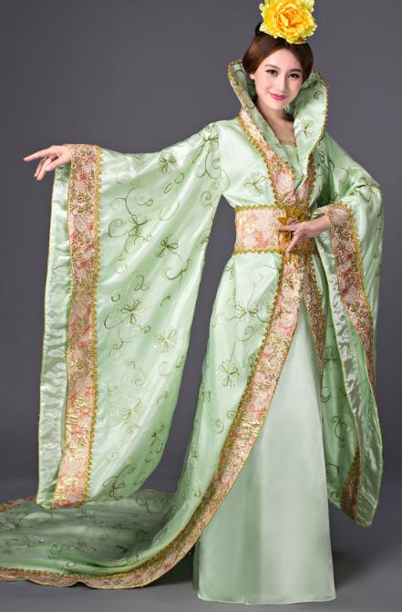 ชุดฉลองพระองค์จักรพรรดินีและฉลององค์หญิงพิธีสมรสจีนโบราณ 古代皇后服装拖尾嫁衣公主 The Ancient China Empress Costume & Princess Wedding Costume