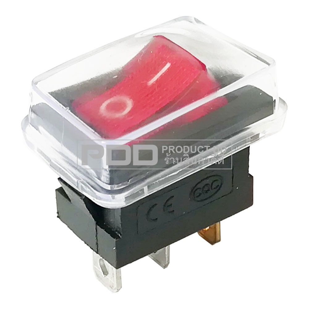 ฝาครอบสวิตช์ KCD1 เล็ก ขนาด 1.8x2.3 cm กันน้ำกันฝุ่น Rocker Switch Cover
