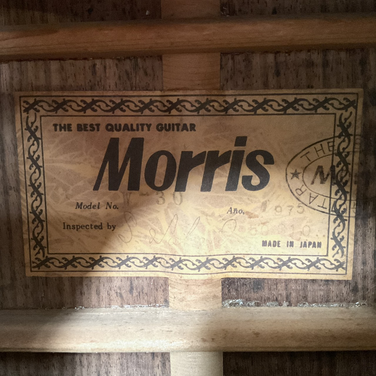 กีต้าร์โปร่ง Morris : W-30