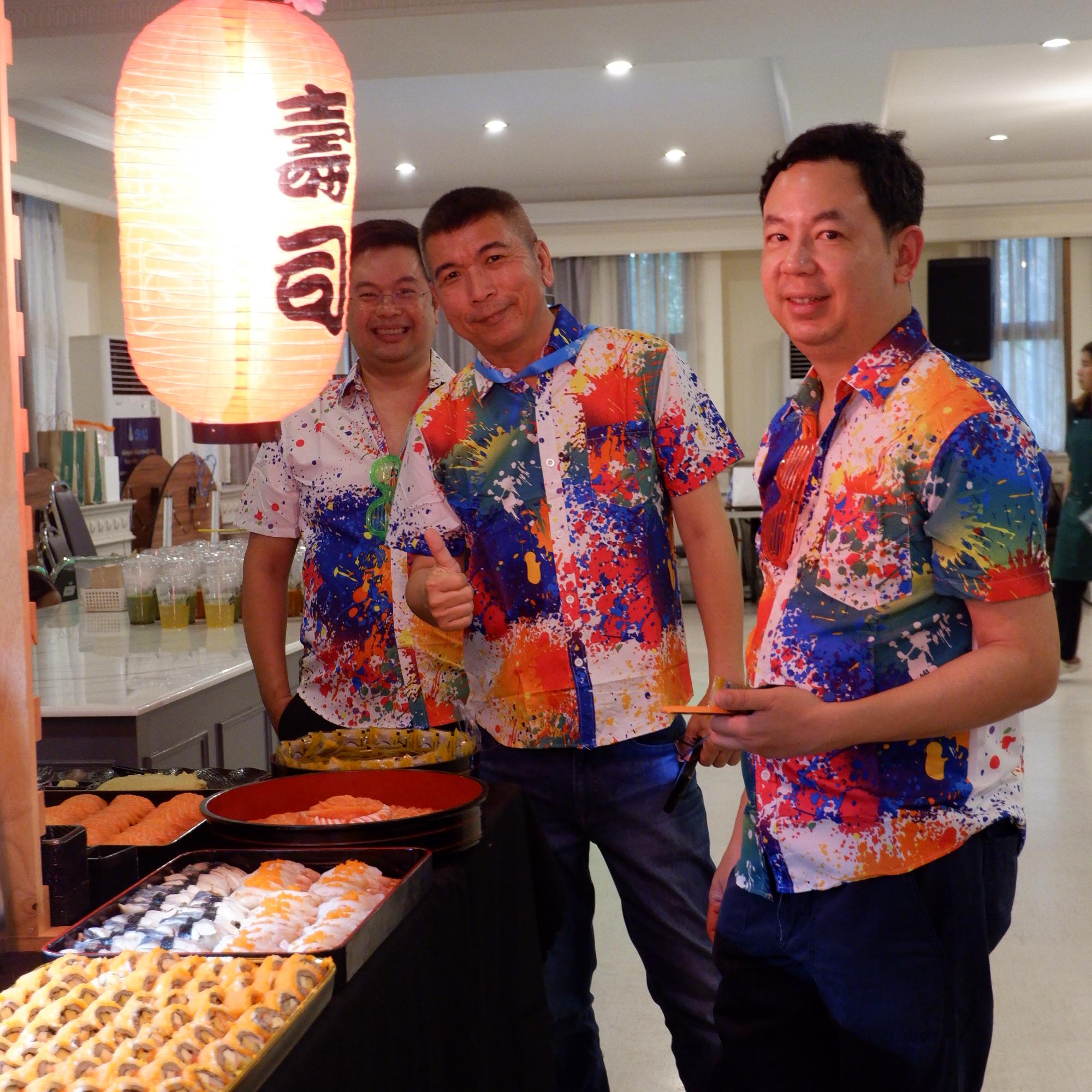 ซุ้มจัดเลี้ยงอาหารญี่ปุ่น งาน Colorful Night Party ณ วิทยาลัยป้องกันราชอาณาจักร (วปอ.)