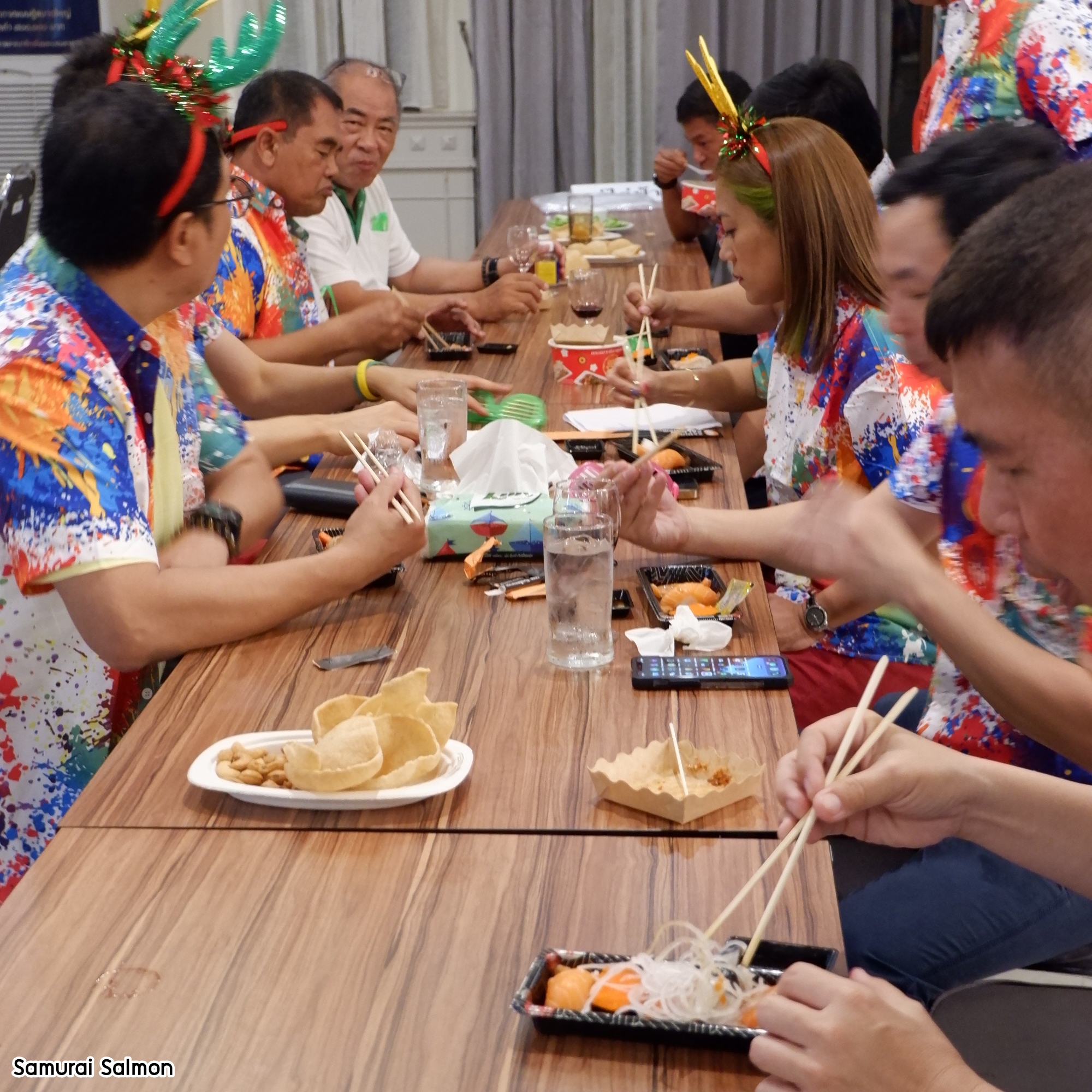 ซุ้มจัดเลี้ยงอาหารญี่ปุ่น งาน Colorful Night Party ณ วิทยาลัยป้องกันราชอาณาจักร (วปอ.)