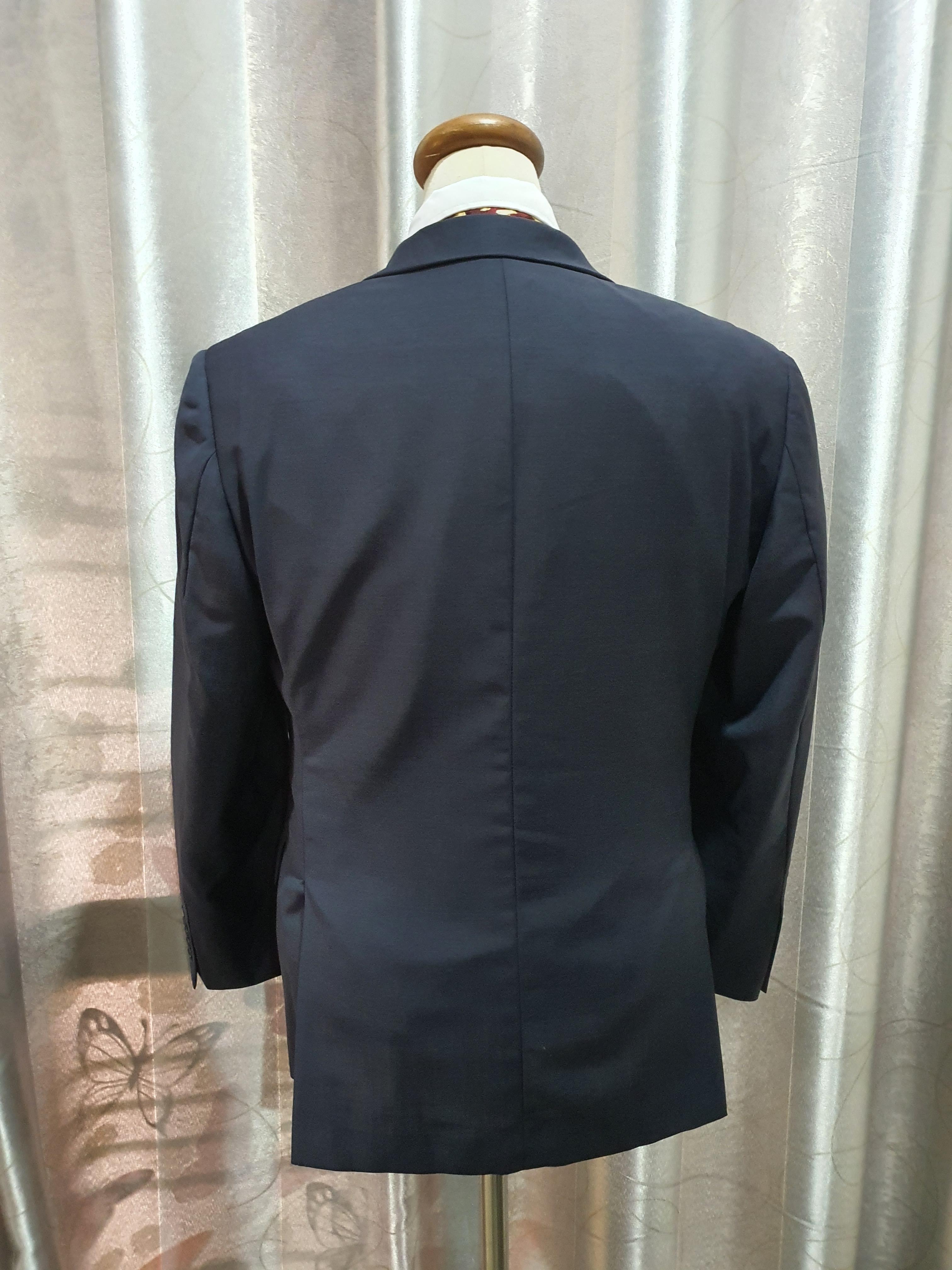 Suit0075 เสื้อสูท สีน้ำเงินกรมท่า ROGATIS อก 36 นิ้ว