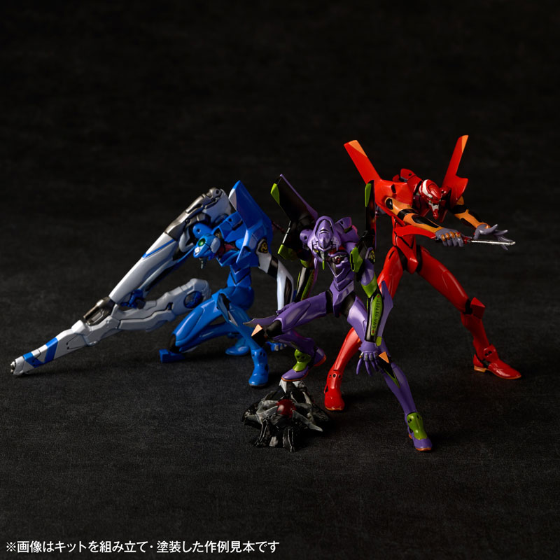 ARTPLA SCULPTURE WORKS Evangelion Unit-01, Unit-02, Unit-00 Kai "INTERCEPTION IN TOKYO-3" Plastic Model(Pre-order)