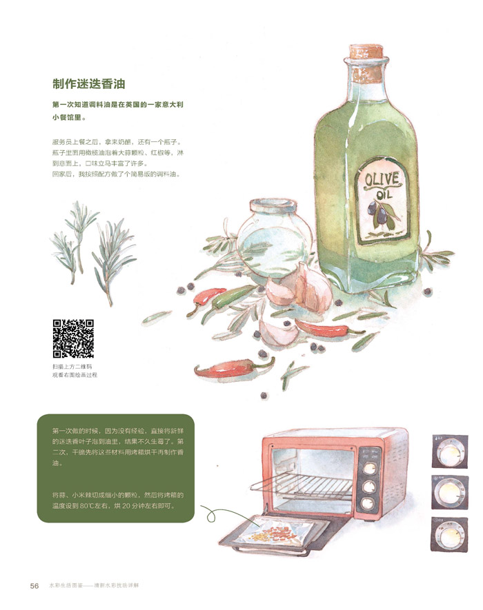 (Pre-order) หนังสือสอนระบายสีน้ำ Life illustrations