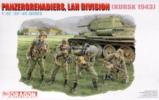 โมเดลฟิกเกอร์ Dragon Models 1/35 DGM6159 Panzergrenadiere, Division LAH (Kursk 1943)