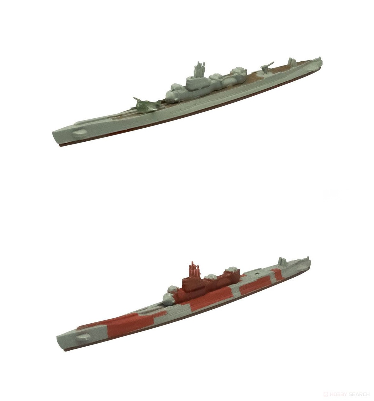 โมเดลเรือรบจำลอง ยี่ห้อเอฟทอย ขนาด 1/2000 ชุด F-toys Navy Kit Collection Final #44B Japan Submarine I-400/I-404 (Sea Version)
