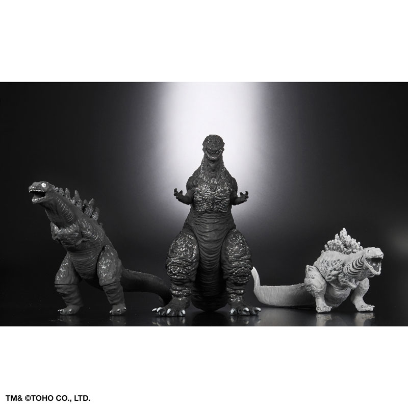 [Exclusive Sale] Movie Monster Series Godzilla Resurgence: ORTHOchromatic 3-Form Set(Pre-order)