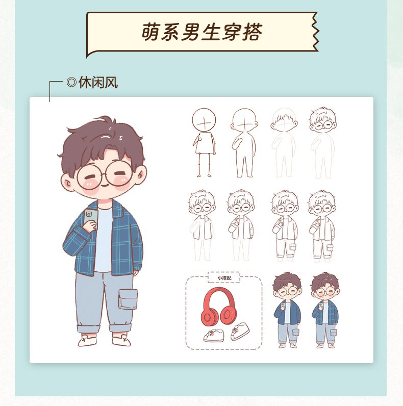 (ลดราคา-มีรอยจากการขนส่ง) หนังสือวาดคาแรคเตอร์ Q น่ารัก ด้วย Ipad และ วาดมือ