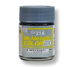 GX214 Mr.Metallic Color Ice Silver 18ml สีเมทัลลิก