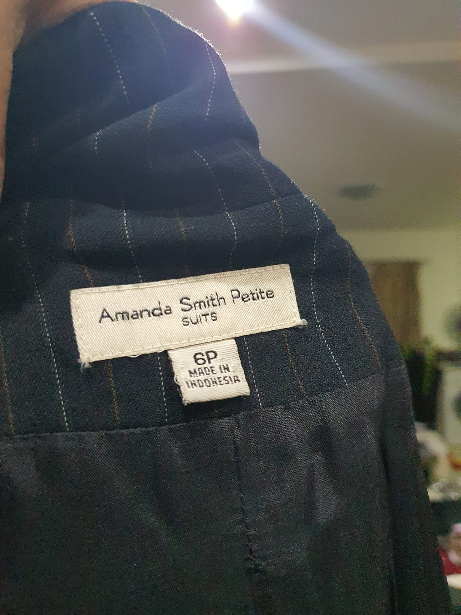 FF05997 เสื้อสูท Amanda Smith Petite มือสอง อก 36 นิ้ว