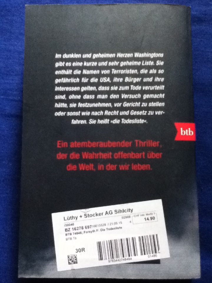 DIE TODESLISTE (German)